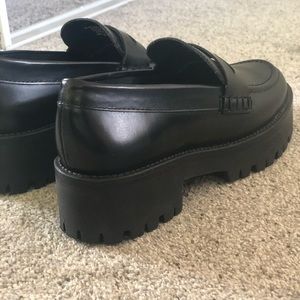 Steve Madden platform loafers